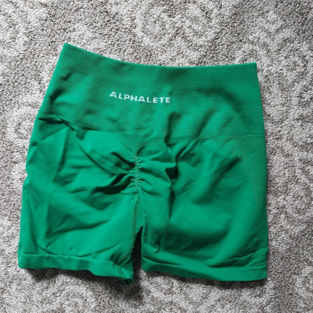 Alphalete Green Shorts Size Small